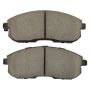 MPA 1001-0815M Quality-Built Premium Semi-Metallic Brake Pads w/ Hardware