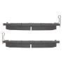 MPA 1001-0815M Quality-Built Premium Semi-Metallic Brake Pads w/ Hardware
