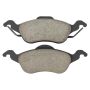 MPA 1001-0816M Quality-Built Premium Semi-Metallic Brake Pads w/ Hardware