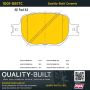 MPA 1001-0817C Quality-Built Premium Ceramic Brake Pads w/ Hardware