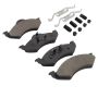 MPA 1001-0820C Quality-Built Premium Ceramic Brake Pads w/ Hardware