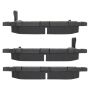 MPA 1001-0822C Quality-Built Premium Ceramic Brake Pads w/ Hardware