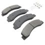 MPA 1001-0824M Quality-Built Premium Semi-Metallic Brake Pads w/ Hardware