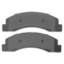 MPA 1001-0824M Quality-Built Premium Semi-Metallic Brake Pads w/ Hardware