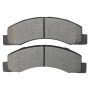 MPA 1001-0824M Quality-Built Premium Semi-Metallic Brake Pads w/ Hardware