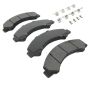 MPA 1001-0825M Quality-Built Premium Semi-Metallic Brake Pads w/ Hardware