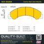 MPA 1001-0825M Quality-Built Premium Semi-Metallic Brake Pads w/ Hardware
