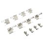 MPA 1001-0825M Quality-Built Premium Semi-Metallic Brake Pads w/ Hardware