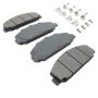MPA 1001-0827M Quality-Built Premium Semi-Metallic Brake Pads w/ Hardware