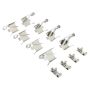 MPA 1001-0827M Quality-Built Premium Semi-Metallic Brake Pads w/ Hardware