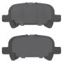 MPA 1001-0828C Quality-Built Premium Ceramic Brake Pads w/ Hardware