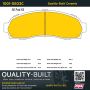 MPA 1001-0833C Quality-Built Premium Ceramic Brake Pads w/ Hardware