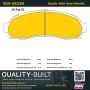 MPA 1001-0833M Quality-Built Premium Semi-Metallic Brake Pads w/ Hardware