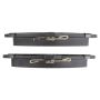 MPA 1001-0837C Quality-Built Premium Ceramic Brake Pads