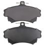 MPA 1001-0837M Quality-Built Premium Semi-Metallic Brake Pads
