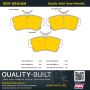 MPA 1001-0841AM Quality-Built Premium Semi-Metallic Brake Pads w/ Hardware