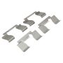 MPA 1001-0841AM Quality-Built Premium Semi-Metallic Brake Pads w/ Hardware