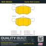 MPA 1001-0843C Quality-Built Premium Ceramic Brake Pads w/ Hardware