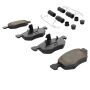 MPA 1001-0843M Quality-Built Premium Semi-Metallic Brake Pads w/ Hardware