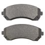 MPA 1001-0844M Quality-Built Premium Semi-Metallic Brake Pads w/ Hardware