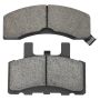 MPA 1001-0845M Quality-Built Premium Semi-Metallic Brake Pads w/ Hardware