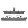 MPA 1001-0845M Quality-Built Premium Semi-Metallic Brake Pads w/ Hardware
