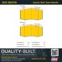 MPA 1001-0847M Quality-Built Premium Semi-Metallic Brake Pads w/ Hardware