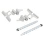 MPA 1001-0848C Quality-Built Premium Ceramic Brake Pads w/ Hardware