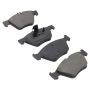MPA 1001-0853AM Quality-Built Premium Semi-Metallic Brake Pads w/ Hardware