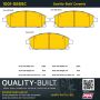 MPA 1001-0855C Quality-Built Premium Ceramic Brake Pads w/ Hardware