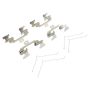 MPA 1001-0855C Quality-Built Premium Ceramic Brake Pads w/ Hardware
