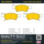 MPA 1001-0857M Quality-Built Premium Semi-Metallic Brake Pads w/ Hardware