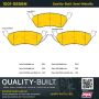 MPA 1001-0858M Quality-Built Premium Semi-Metallic Brake Pads