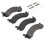 MPA 1001-0859M Quality-Built Premium Semi-Metallic Brake Pads w/ Hardware