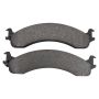 MPA 1001-0859M Quality-Built Premium Semi-Metallic Brake Pads w/ Hardware
