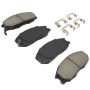 MPA 1001-0864M Quality-Built Premium Semi-Metallic Brake Pads w/ Hardware