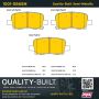 MPA 1001-0865M Quality-Built Premium Semi-Metallic Brake Pads w/ Hardware