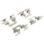 MPA 1001-0865M Quality-Built Premium Semi-Metallic Brake Pads w/ Hardware