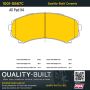 MPA 1001-0867C Quality-Built Premium Ceramic Brake Pads w/ Hardware