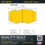 MPA 1001-0870C Quality-Built Premium Ceramic Brake Pads w/ Hardware