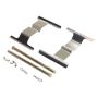 MPA 1001-0870C Quality-Built Premium Ceramic Brake Pads w/ Hardware