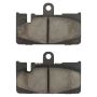 MPA 1001-0871C Quality-Built Premium Ceramic Brake Pads w/ Hardware