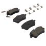 MPA 1001-0872AM Quality-Built Premium Semi-Metallic Brake Pads w/ Hardware