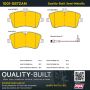 MPA 1001-0872AM Quality-Built Premium Semi-Metallic Brake Pads w/ Hardware