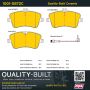 MPA 1001-0872C Quality-Built Premium Ceramic Brake Pads w/ Hardware