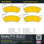 MPA 1001-0875C Quality-Built Premium Ceramic Brake Pads w/ Hardware