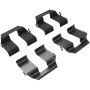 MPA 1001-0877BM Quality-Built Premium Semi-Metallic Brake Pads w/ Hardware