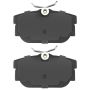 MPA 1001-0877M Quality-Built Premium Semi-Metallic Brake Pads w/ Hardware