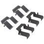 MPA 1001-0877M Quality-Built Premium Semi-Metallic Brake Pads w/ Hardware