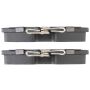 MPA 1001-0877M Quality-Built Premium Semi-Metallic Brake Pads w/ Hardware